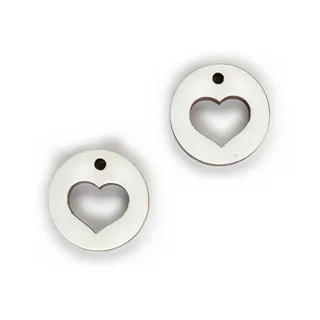 Heart Circle – Biela